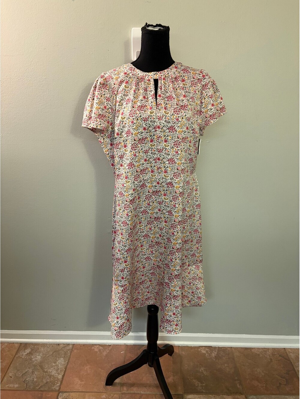 Ann Taylor Factory Floral Print Dress Size 14